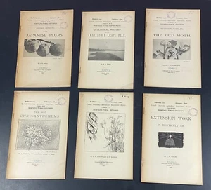 1896 Cornell University Agricultural Bulletins Horticultural Div L.H. Bailey Lot - Picture 1 of 17