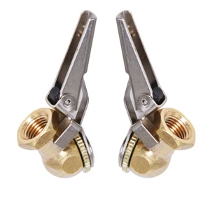 Labwork Brass Lock On Tire Inflator Locking Air Chuck Air Hose Attachment - Picture 1 of 14