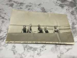 Fotografía Bayocean 1924 niños en la playa de la costa de Oregón - Imagen 1 de 3