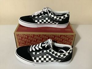 Vans Milton Checkerboard Black/White Shoes UK Size 12