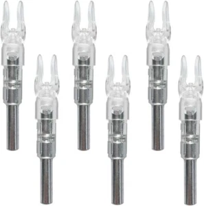 6pcs Illuminated Lighted Nocks for Arrows .244"/6.2mm Inside Diameter Led Nocks - Picture 1 of 8