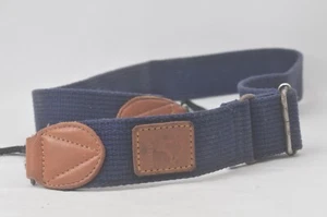 @ SakuraDo Camera @ Rare! @ Vintage Canon Eagle Leather & Canvas Blue Strap - Picture 1 of 6