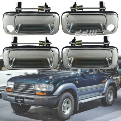 Manija de puerta exterior para Toyota Land Cruiser LC80 Ninja 80 HDJ80 HDJ81 HZJ80 Foto 1 de 4