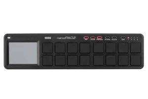 KORG nanoPAD2 Slim-Line USB Drum Pad MIDI Controller Black - Picture 1 of 1