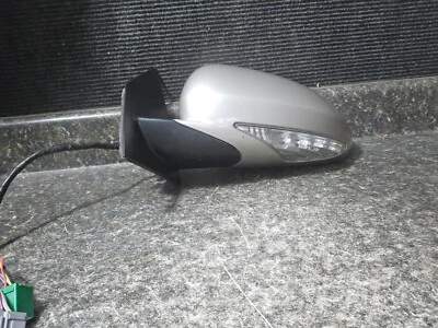 13-17 Buick Enclave Left Driver Side View Mirror Blind Spot Alert Manual Fold Foto 1 de 4