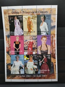 Lady Di Republica guinea año 1998 series completas sellos usado - Imagen 1 de 5