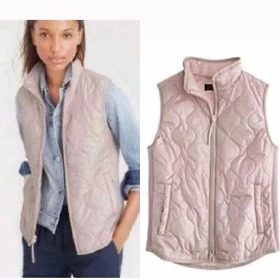 J. Crew Primaloft Layering Vest Pink S - Image 1 of 4
