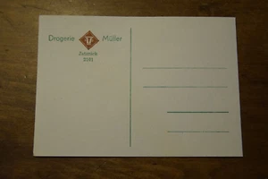 alte Firmenpostkarte Drogerie Müller - Bild 1 von 2