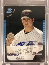 2006 Bowman Originals Buyback Autographs #601 Matt Torra Diamondbacks Card/456