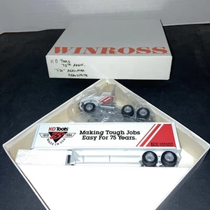 WINROSS 1/64 K-D TOOLS TRACTOR AND  TRAILER - Picture 1 of 8