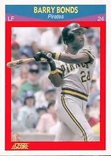 1990 Score 100 Superstars Pittsburgh Pirates Baseball Card #53 Barry Bonds