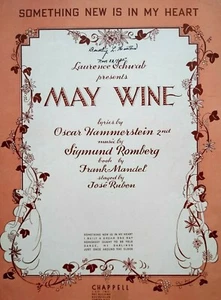 Vtg Sheet Music Something New Is In My Heart MAY WINE Hammerstein Show Tune 1935 - Picture 1 of 3