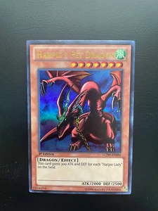 Yugioh Harpie's Pet Dragon LCJW-EN086 1ª Edición Ultra Raro LP/MP - Imagen 1 de 10