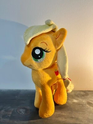 My Little Pony APPLEJACK Pelúcia 10" Glitter Crista e Cauda Aurora Recheada 2013 - Imagem 1 de 4