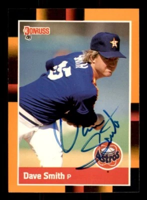 1988 Donruss Baseball’s Best #262 Dave Smith Signed Autograph (No COA) - Image 1 of 2