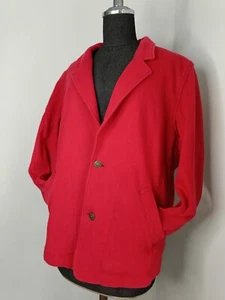 HAI sporting gear by Issey Miyake Japan red sweater jacket M - Picture 1 of 15