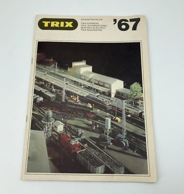 Catálogo de ferrocarril modelo Trix Express International Minitrix 1967 alemán Foto 1 de 4