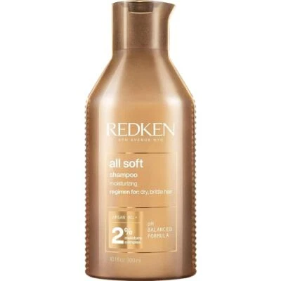 Xampu Redken All Soft | Hidrata e hidrata profundamente | Suaviza, suaviza e - Imagem 1 de 4