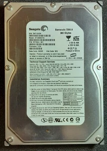 SEAGATE BARRACUDA 300GB 7.2K 16MB INTERNAL IDE ATA 3.5'' HARD DRIVE ST3300631A - Afbeelding 1 van 3