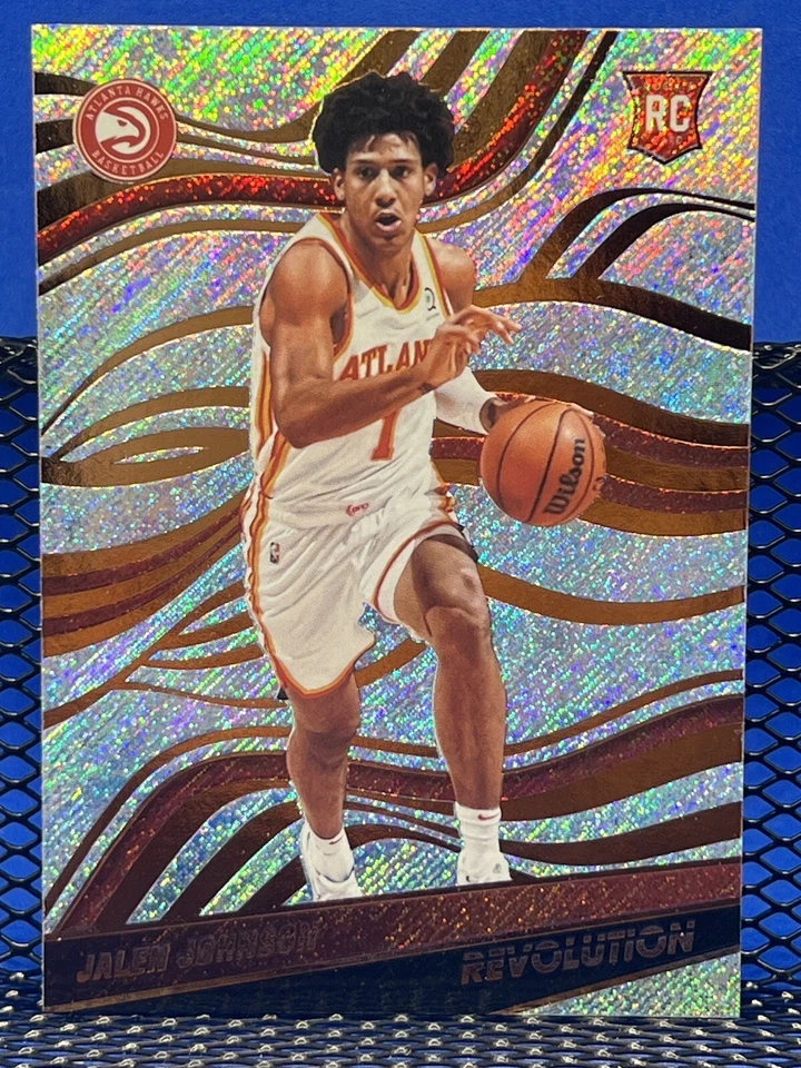 2021-22 Panini Revolution JALEN JOHNSON Atlanta Hawks Base 103 Rookie Card RC - Image 1 of 2