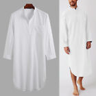 Etniczne szaty kaftan arabska muzułmańska koszula szlafrok casual luźny szlafrok piżama