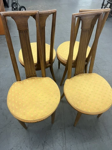 1960s Tomlinson sophisticate collection high back dining chairs *very rare* (4) Cover