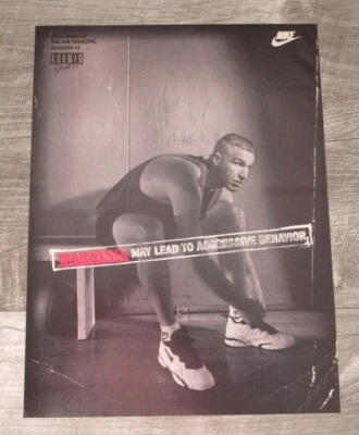 Chris Mullin Nike Air Tenacity Shoes Original Print Ad 8 x 10.5 90s NBA - Image 1 of 2