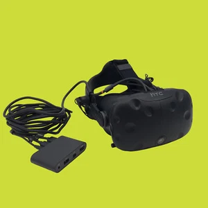 HTC Vive VR Virtual Reality Headset w/ Audio Headband Black #U9487 - Afbeelding 1 van 12