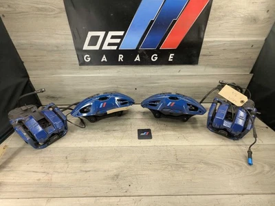 OEM BMW G20 G22 G23 G26 M340 M440 Front Rear Left Right Brake Calipers SET BLUE - Image 1 of 4