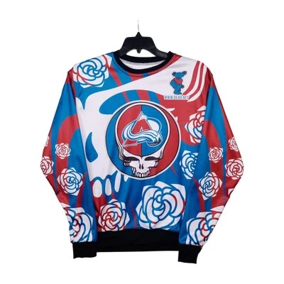 Футболка Colorado Avalanche Grateful Dead ограниченный выпуск большая НХЛ хоккей  - Изображение 1 из 4