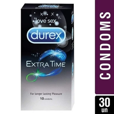 Condones Durex (TIEMPO EXTRA) de larga duración - 10 unidades. Envío gratis Foto 1 de 4
