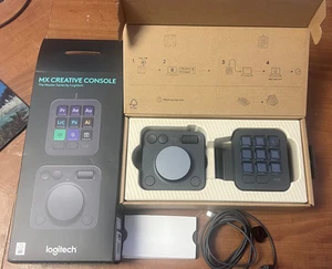 Logitech MX Creative Console, Programmable Keypad 9 Customizable LCD Keys - Afbeelding 1 van 1