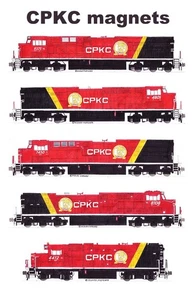 CPKC Locomotives 5 magnets Andy Fletcher - Picture 1 of 1