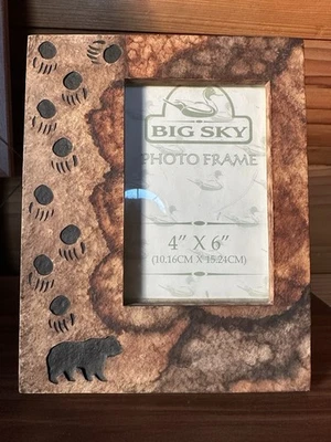 Marco de fotos Big Sky Stonecast Bear 4 x 6 Foto 1 de 3