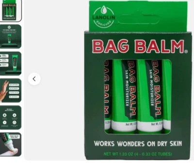 Paquete de 2 bolsas Bálsamo On the Go Vermont Original Crema hidratante para la piel - 4 tubos en paquete de ea Foto 1 de 4