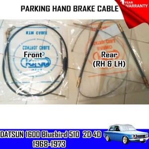 FOR DATSUN 510 NISSAN 1600 BLUEBIRD 1968-73 FRONT/REAR PARKING HAND BRAKE CABLE - Picture 1 of 2