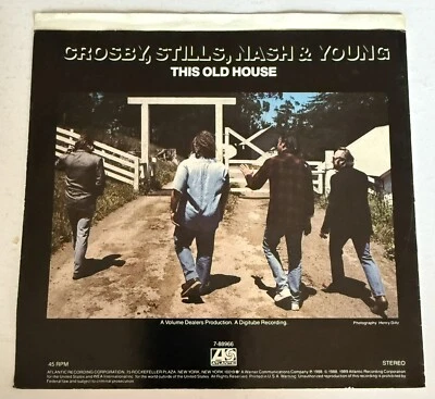 NEW UNPLAYED US 7" 45rpm Crosby, Stills, Nash & Young This Old House Got It Made - Image 1 of 4