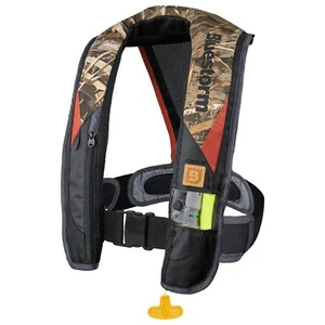 Bluestorm Atmos 40 Inflatable AUTOMATIC Life Jacket USCG Type 2 PFD, MAX5 Camo - Picture 1 of 4