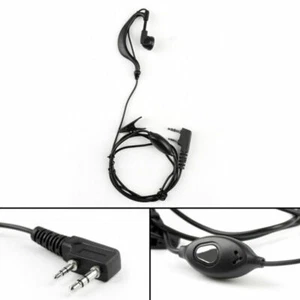 5xHeadset Kopfhörer Earphone 2 Pin Mic Für Baofeng Walkie Radio UV 5R BF B7 A - Picture 1 of 6