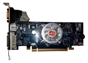 ACER ATI Radeon HD2400 Pro 128MB DDR2 PCI-e x16 0WX085 Video Graphics Card - Picture 1 of 6