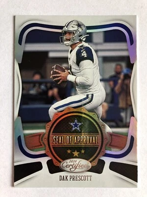 2020 Panini Certified Dak Prescott Seal Of Approval COWBOYS - Image 1 of 2