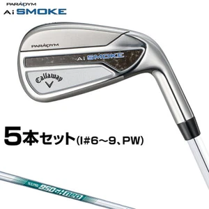 Callaway PARADYM Ai smoke ironset 6-9+Pw 5p NSPRO950GH neo steel Flex Stiff - Picture 1 of 4