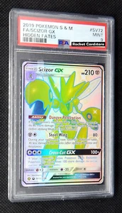 Pokemon Scizor GX Shiny Holo Scherox EN SV72/SV94 Hidden Fates PSA 9 Mint - Bild 1 von 2