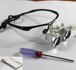 3.5X420mm Dental Binokularlupen Kopflupe Binocular Loupes Magnifier Lupenbrille - Bild 1 von 6