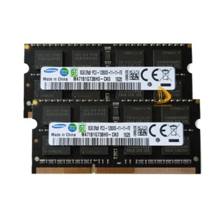 Samsung 2x 8GB 2RX8 DDR3 1600MHz PC3-12800 204PIN SODIMM Laptop RAM Memory 1.5V - Picture 1 of 7