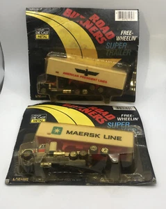 Larami Road burners diecast super truck trailer Maersk Line, American President - Picture 1 of 7