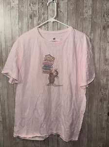 Vintage Hanes Tagless Size 2XL 2008 Book Mouse Tshirt - Picture 1 of 2
