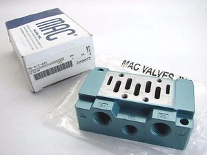 MAC Valves MB-A1C-221 Non-Plug-In Individual Base 1/4" NPTF ISO-1 ---------b329 - Picture 1 of 6