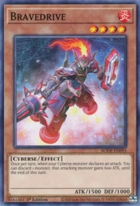 x3 Bravedrive - BODE-EN093 - Common - 1st Edition yugioh - Picture 1 of 6