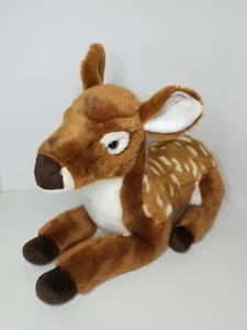 FAO Schwarz Realistic Fawn Plush Spotted Baby Deer Stuffed Animal Large Toy - Picture 1 of 10
